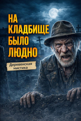 На кладбище было людно - Автор неизвестен